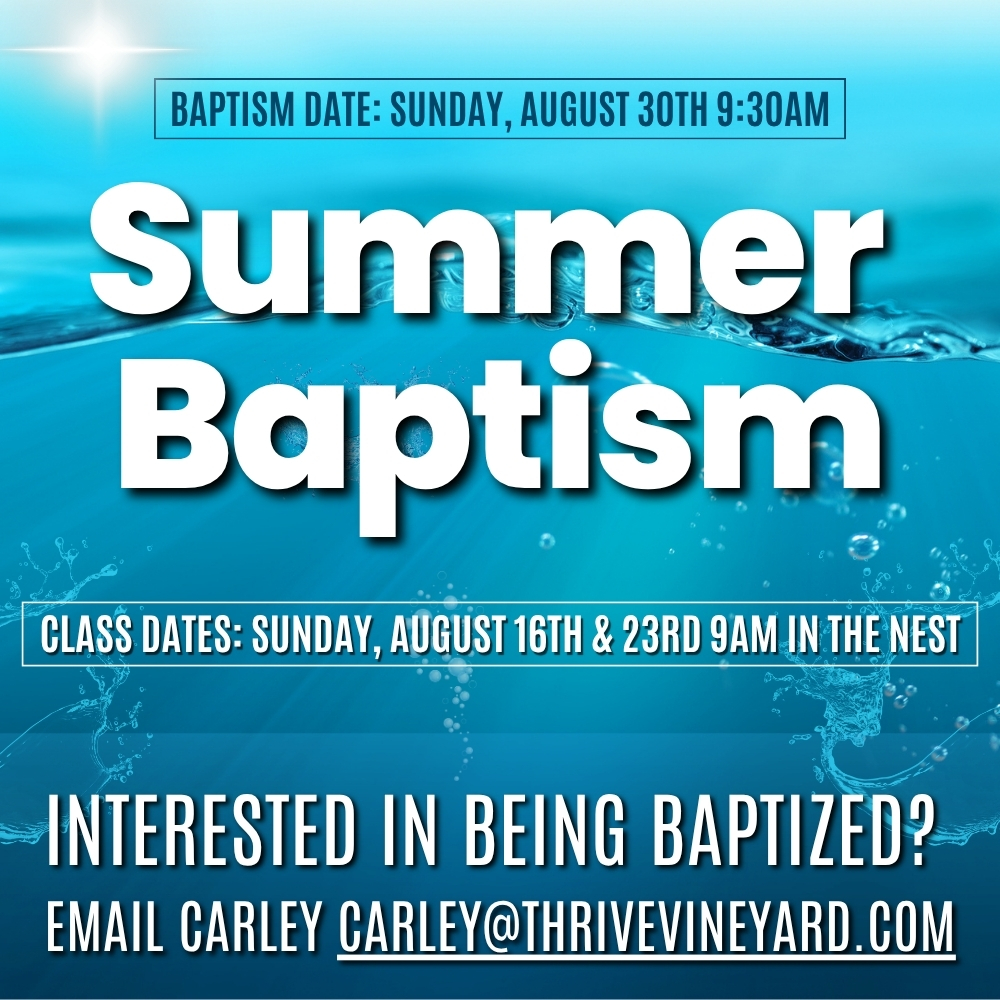 Baptism Sunday
